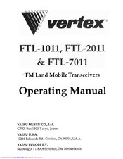 Vertex FTL-7011 Operating Manual