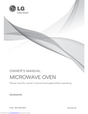 LG MS3846VRL Owner's Manual