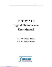 Fotomate FM 301 User Manual