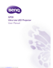 BenQ GP20 User Manual