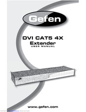 Gefen EXT-DVI-CAT5-4X User Manual