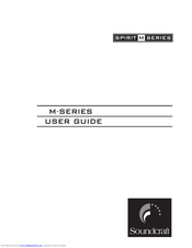 SoundCraft Spirit M8 User Manual