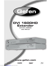 Gefen EXT-DVI-1600HD User Manual
