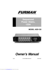 Furman ASD-120 Owner's Manual