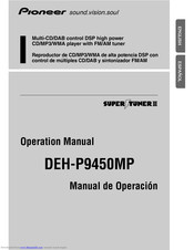 Pioneer DEH-P9450MP Operation Manual
