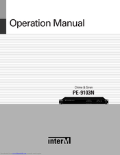 Inter-m PE-9103N Operation Manual