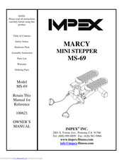Impex MARCY MS-69 Owner's Manual