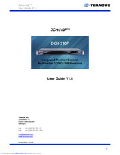 Teracue DCH-510P User Manual