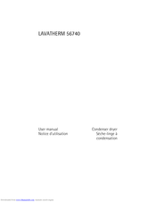 AEG LAVATHERM 56740 User Manual