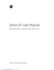 Ge Simon XT User Manual