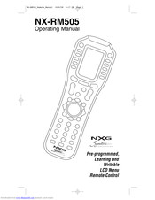 Nxg NX-RM505 Operating Manual