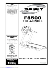 Spirit F8500 Instruction And User's Manual