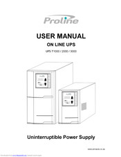 Proline T3000 User Manual