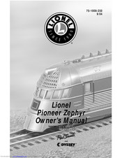 Lionel Pioneer Zephyr Owner's Manual