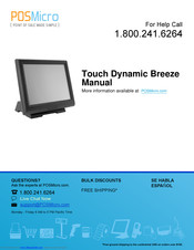 Touch Dynamic Breeze Touch B13 Manual