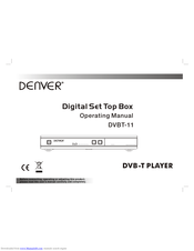 Denver DVBT-11 Operating Manual
