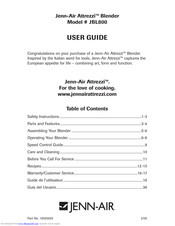 Jenn-Air Attrezzi JBL800 User Manual