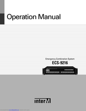 Inter-m ECS-9216 Operation Manual