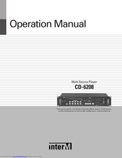 Inter-m CD-6208 Operation Manual