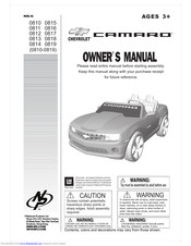 National Products 810 Owner's Manual