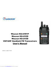Wouxun KG-UV2D Manuals | ManualsLib