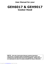 Think Appliances GEH9017 User Manual