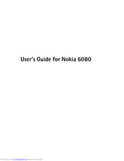 Nokia 6080 - Cell Phone 4.3 MB User Manual