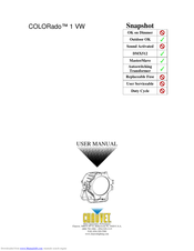 Chauvet COLORado 1 VW User Manual