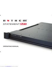 Anthem Audio M1 Operating Manual