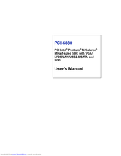 Advantech PCI-6880F-M0A1 User Manual
