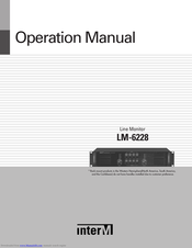 Inter-m LM-6228 Operation Manual