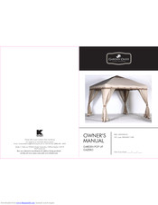 Garden Oasis GARDEN POP UP GAZEBO Owner's Manual