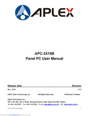 Aplex APC-3X15B User Manual