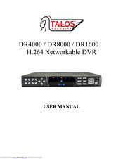 Talos Security DR8000 User Manual