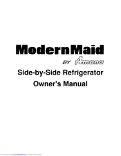 Amana ModernMaid Owner's Manual
