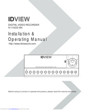 IDVIEW IV-110CD-SN Installation And Operating Manual