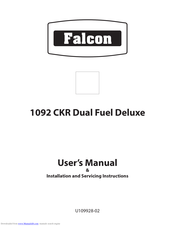 Falcon 1092 CKR Dual Fuel Deluxe User's Manual & Installation And Servicing Instructions