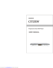 Citizen C802DVD User Manual