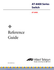Allied Telesis AT-8412/SC Reference Manual