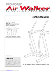 Pro-Form Air Walker User Manual