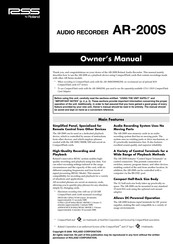 RSS AR-200S Owner's Manual