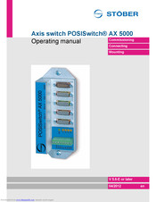 Stober AX 5000 Operating Manual