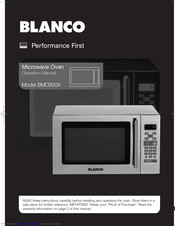 Blanco BMO300X Operation Manual