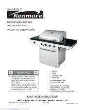 Kenmore 415.16644900 Use And Care Manual