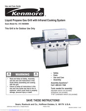 Kenmore Sears 415.16650900 Use And Care Manual