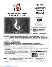Travis Industries 31 DVI Owner's Manual