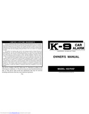 Omega Research & Development K9-FIVEc Owner's Manual