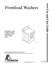 Alliance Laundry Systems H370I Use And Care Manual