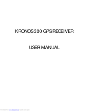 Kronos K300 User Manual