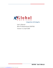 Global 2807950 User Manual